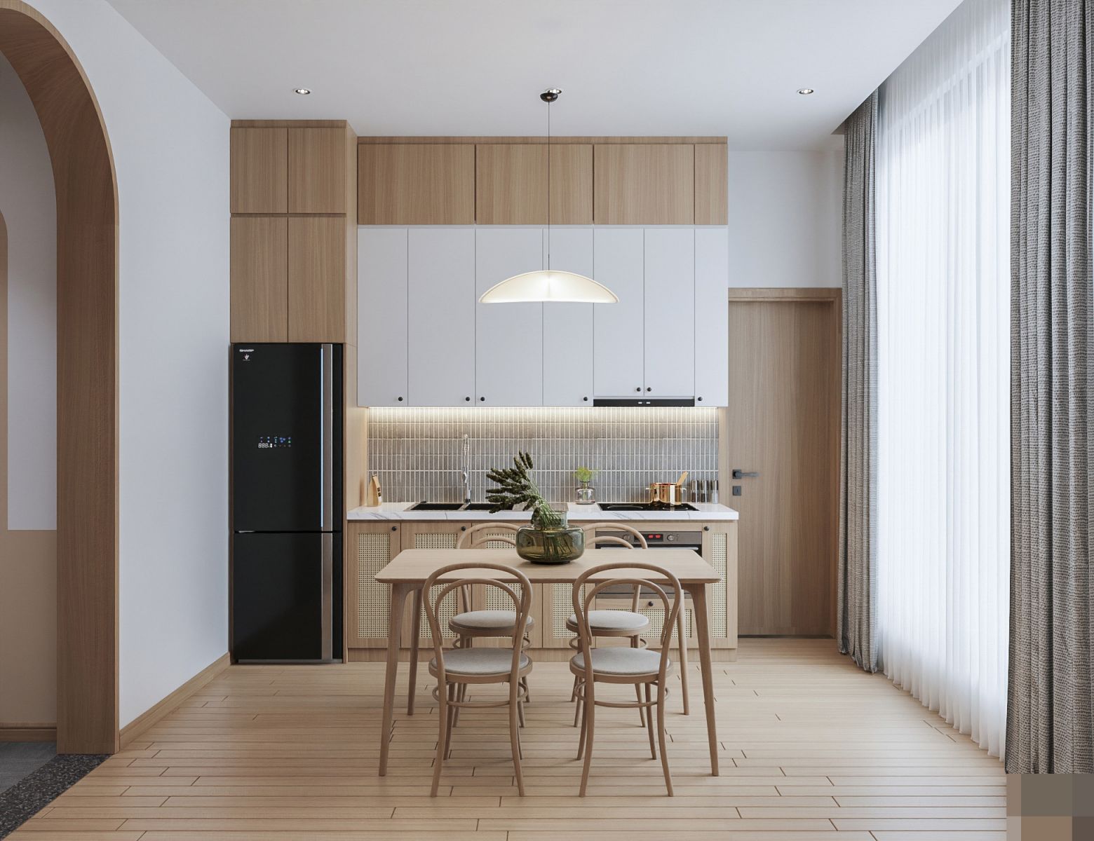 Cải tạo căn hộ kiểu Nhật tận dụng tối đa diện tích, không gian đầy tiện nghi